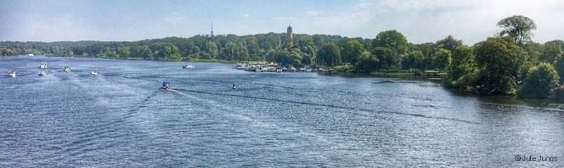 Überquerung der Havel oder des Tiefen See in Potsdam